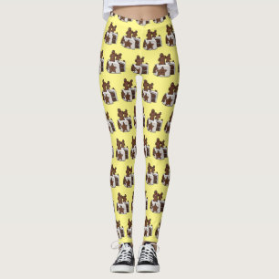 Leggings Illustration de gâteau de pain d'épices