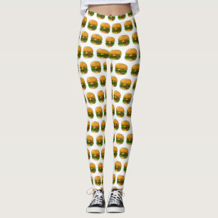 Leggings Illustration de Hamburger