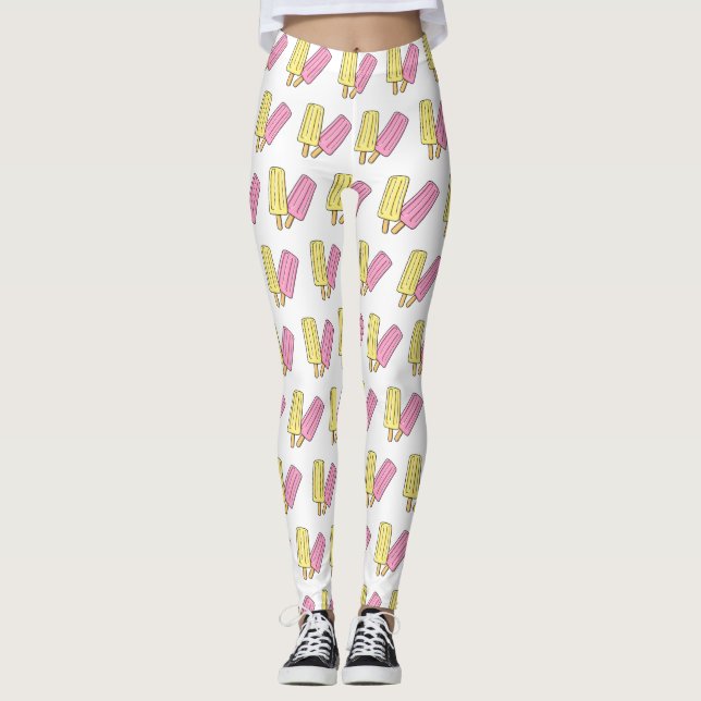 Leggings Illustration de Ice pop (Devant)