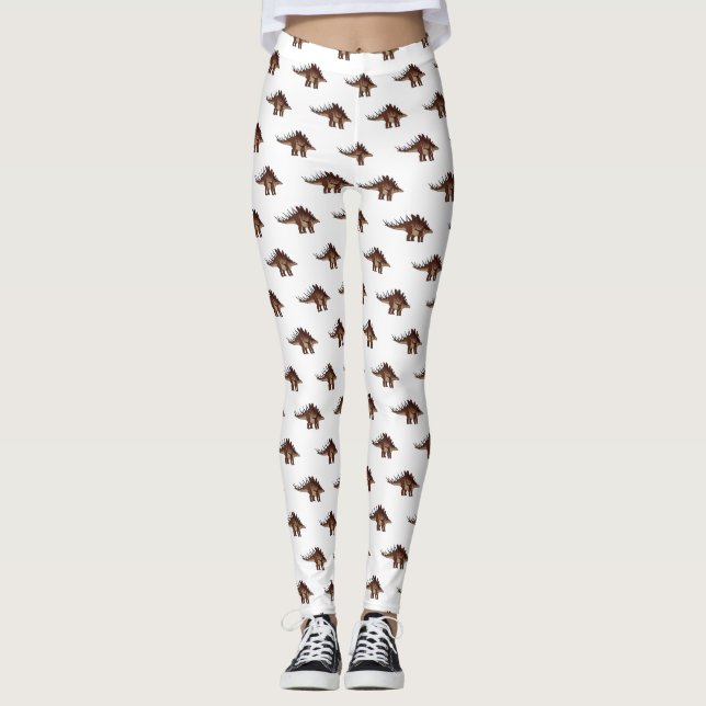 Leggings Illustration de Kentrosaurus (Devant)