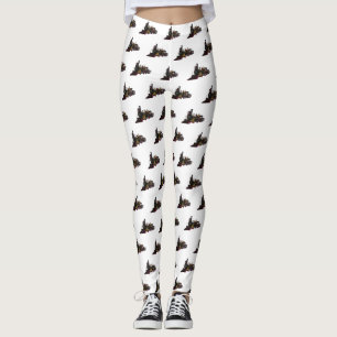 Leggings Illustration de la locomotive à vapeur