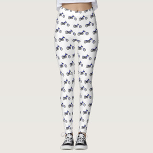 Leggings Illustration de la moto à hélico