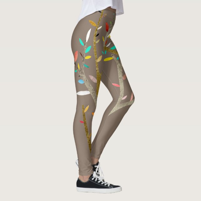 Leggings Illustration de l'arbre Rupydetequila (Droite)