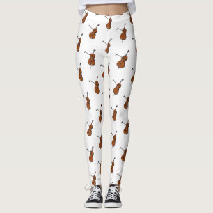 Leggings Illustration de violoncelle