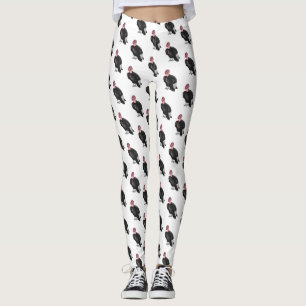 Leggings Illustration d'oiseau condor de Californie