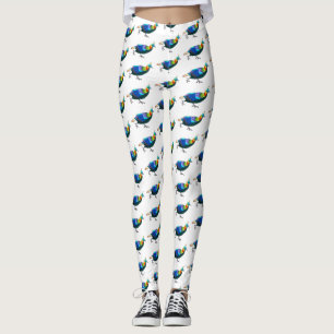 Leggings Illustration d'oiseau monal himalayen