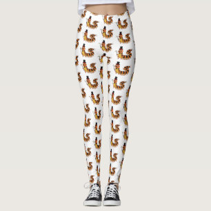Leggings Illustration drôle de dessin animé centipede