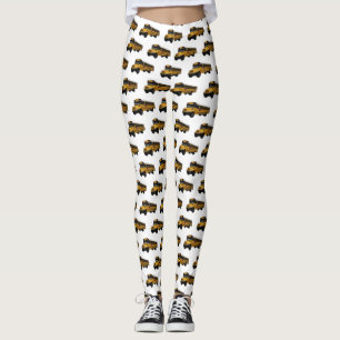 Leggings Illustration d'un autobus scolaire