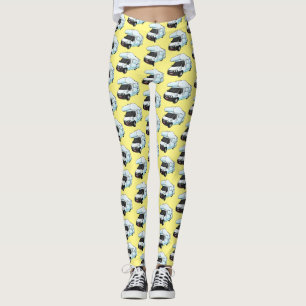 Leggings Illustration d'un campervan heureux
