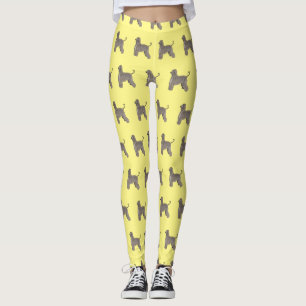 Leggings Illustration d'un chien hound afghan