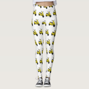 Leggings Illustration d'une moto cyclable