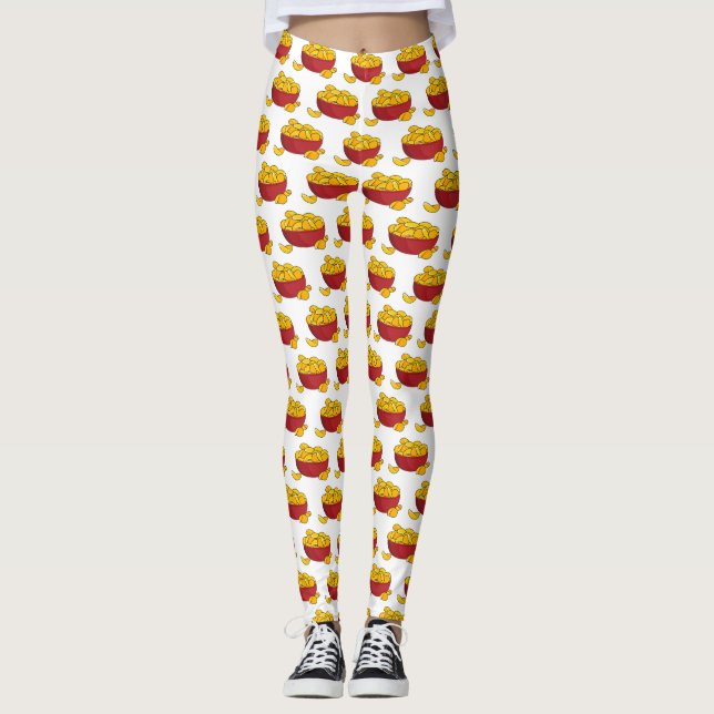 Leggings Illustration d'une puce de pomme de terre (Devant)