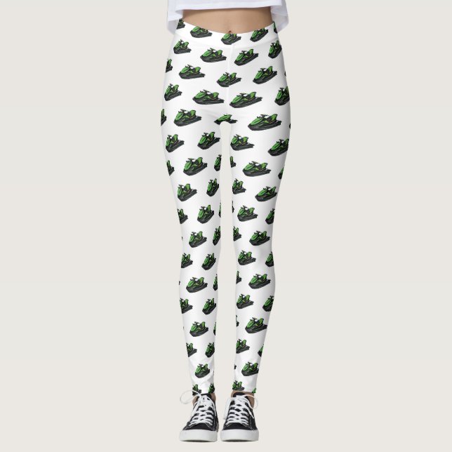 Leggings Illustration Jet ski (Devant)