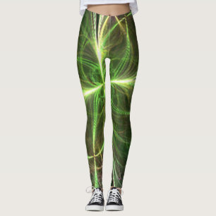 Leggings Imaginaire Abstrait Quatre Feuilles