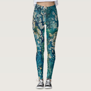 Leggings Imaginaire Abstrait sous-marin