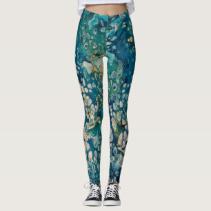 Leggings Imaginaire Abstrait sous-marin
