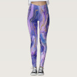 Leggings Imaginaire d'aquarelle Ethereal Cotton Candy Marbl<br><div class="desc">Leggings.</div>