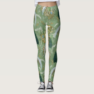 Leggings Imaginaire Royal-Peacocks blanc et bleu