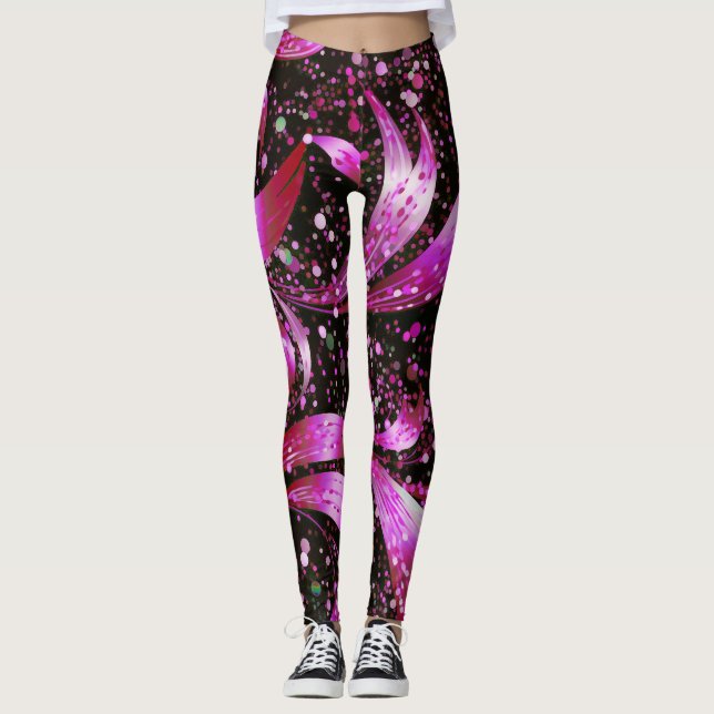 Leggings Imaginaires roses (Devant)