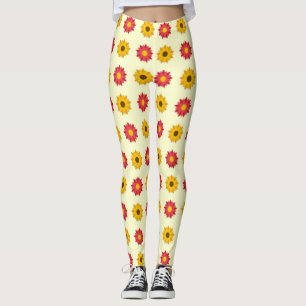 Leggings Impression abeille vintage