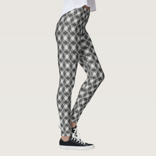 Leggings Impression atomique moderne du milieu du siècle -  (Droite)