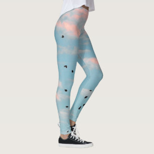 Leggings Impression Ciel dalmate