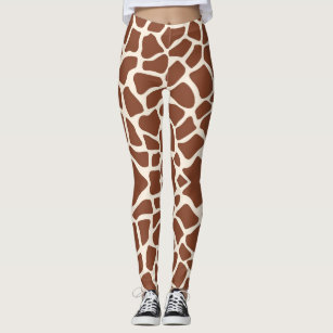 Leggings Impression de girafe