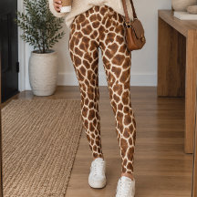 Impression de girafe sauvage