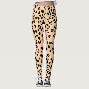 Leggings Impression de la face léopard Fierce