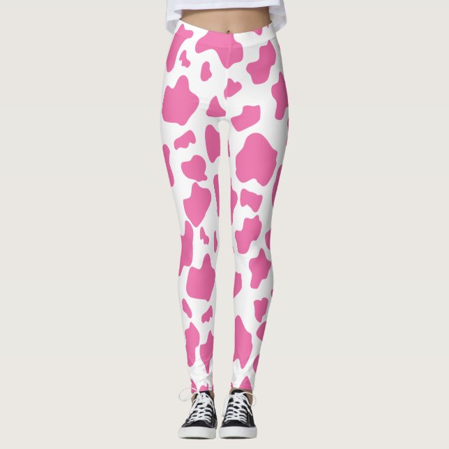 Leggings Impression de l'animal de compagnie Cube Strawberr (Devant)