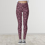 Leggings Impression de serpent rose<br><div class="desc">Impression de serpent rose</div>