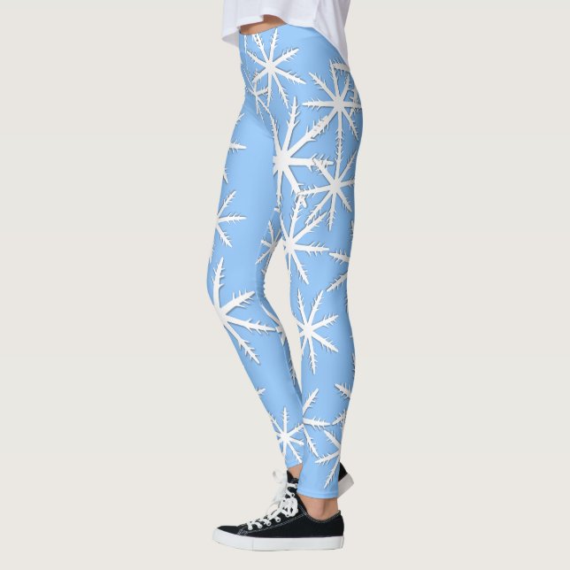 Leggings Impression de snowflacon (Gauche)