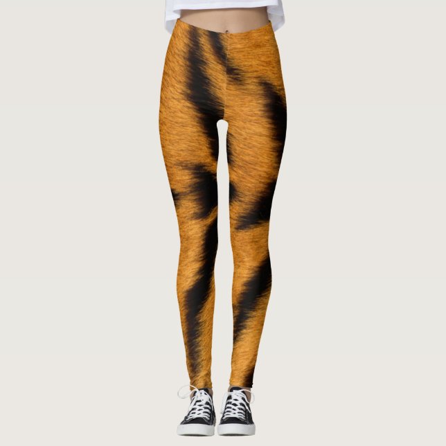 Leggings Impression de tigre (Devant)