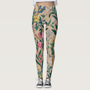 Leggings Impression florale vintage