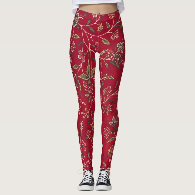 Leggings Impression florale vintage (Devant)