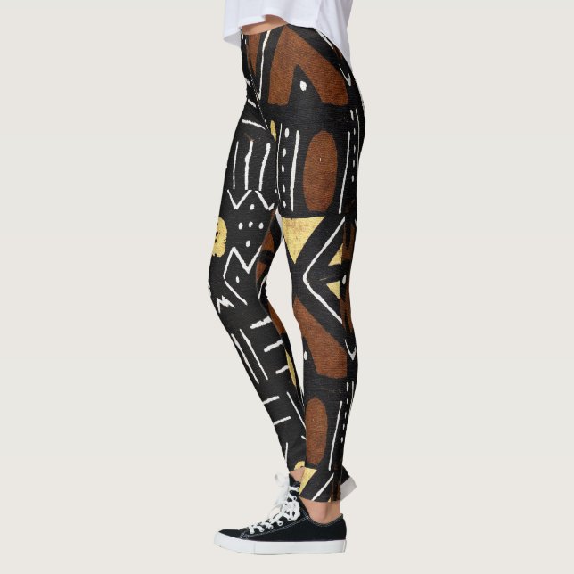Leggings Impression graphique Afrocentrique (Gauche)