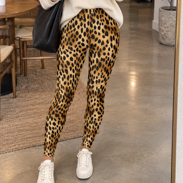 Leggings Impression guépard sauvage classique (Créateur téléchargé)