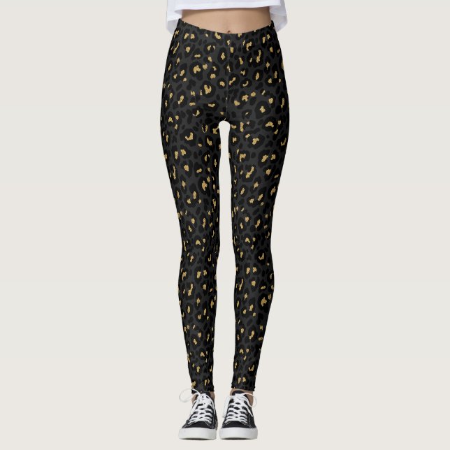 Leggings Impression léopard ombré (Devant)