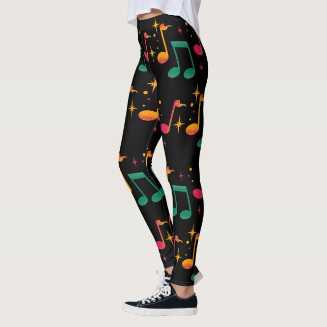 Leggings Impression musicale (Gauche)