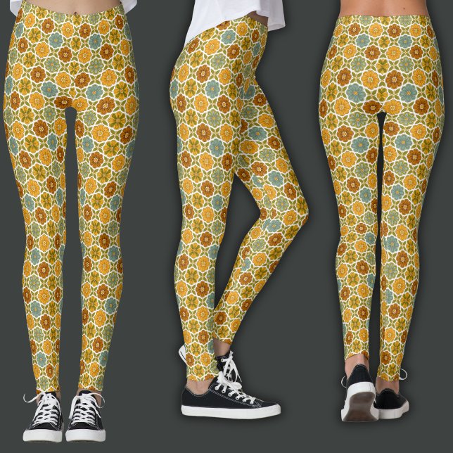 Leggings Impression Rétro | Chic Rétro (Créateur téléchargé)