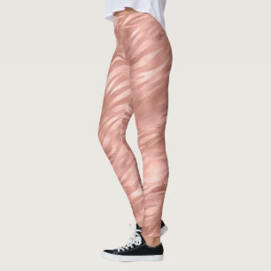 Leggings Impression Zebra rose Chic