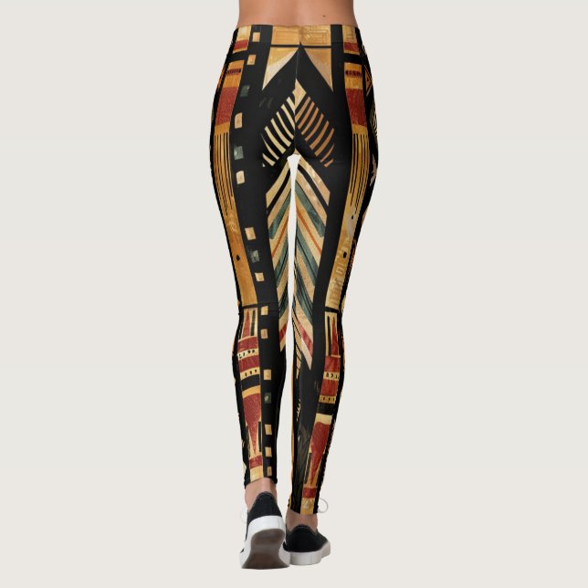 Leggings Imprimé africain (Dos)