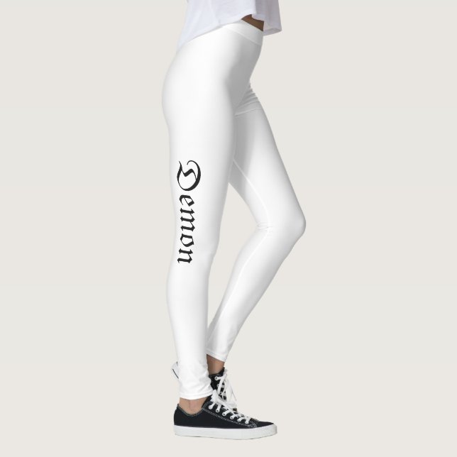 Leggings imprimées démon partout (Droite)
