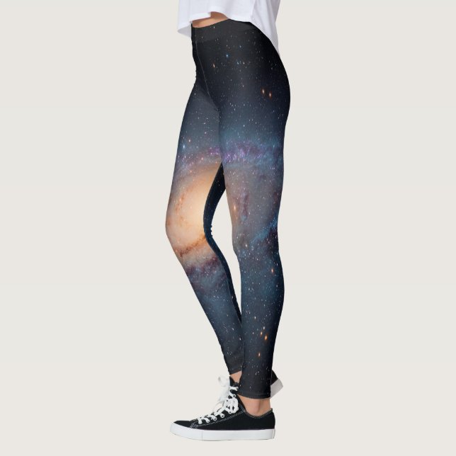 Leggings imprimées Galaxy (Gauche)