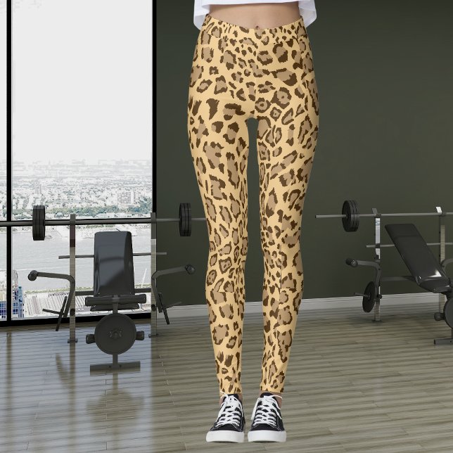 Leggings Imprimer Cheetah Exotique (Créateur téléchargé)