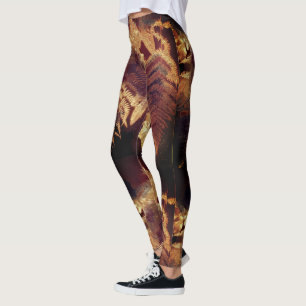 Leggings Imprimer sol de forêt