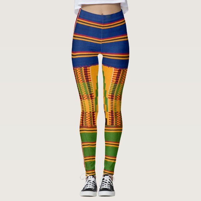 Leggings Imprimerie africaine (Devant)