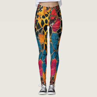 Leggings Imprimerie Léopard Africaine design et confortable
