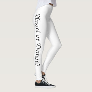 Leggings imprimés d'ange ou de démon