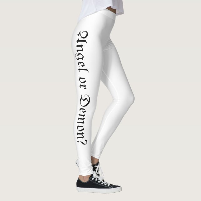 Leggings imprimés d'ange ou de démon (Droite)